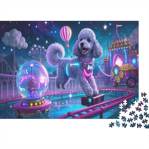 Pudel 1000 Teile Puzzle Für Für Erwachsene Ab 14 Jahren Curly Fur Tail-Wagging Interaction Jigsaws Puzzles P Pudel 1000 Teile Puzzle Für Für Erwachsene Ab 14 Jahren Curly Fur Tail-Wagging Interaction Jigsaws Puzzles P von CRKATXU