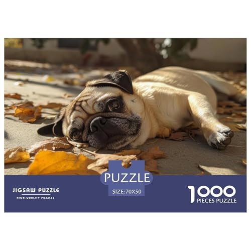 Pug Puzzles 1000 Teile Schwer Puzzle Spielzeug Lernspiel Impossible Herausforderung Spielzeug Für Erwachsene Und Kinder Ab 14 Jahren 70x50cm/1000pcs Pug Puzzles 1000 Teile Schwer Puzzle Spielzeug Lernspiel Impossible Herausforderung Spielzeug Für Erwachsene Und Kinder Ab 14 Jahren 70x50cm/1000pcs von CRKATXU