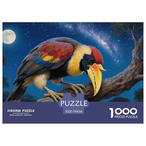 Rinozeronte Puzzles 1000 Teile Schwer Puzzle Spielzeug Pädagogisches Spiel Impossible Herausforderung Spielzeug Für Erwachsene Und Kinder Ab 12 Jahren 70x50cm/1000pcs von CRKATXU