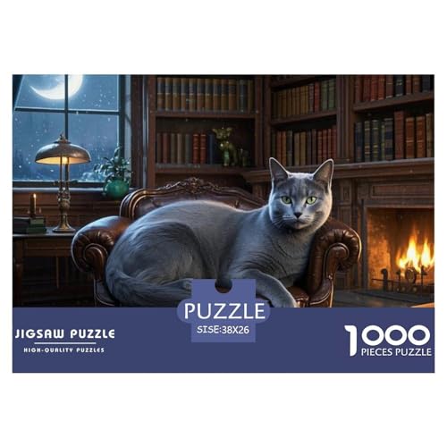 Russisch Blau Puzzle 1000 Teile Schwer Puzzle Spielzeug Pädagogisches Spiel Impossible Herausforderung Spielzeug Für Erwachsene Und Kinder Ab 14 Jahren 38x26cm/1000pcs Russisch Blau Puzzle 1000 Teile Schwer Puzzle Spielzeug Pädagogisches Spiel Impossible Herausforderung Spielzeug Für Erwachsene Und Kinder Ab 14 Jahren 38x26cm/1000pcs von CRKATXU