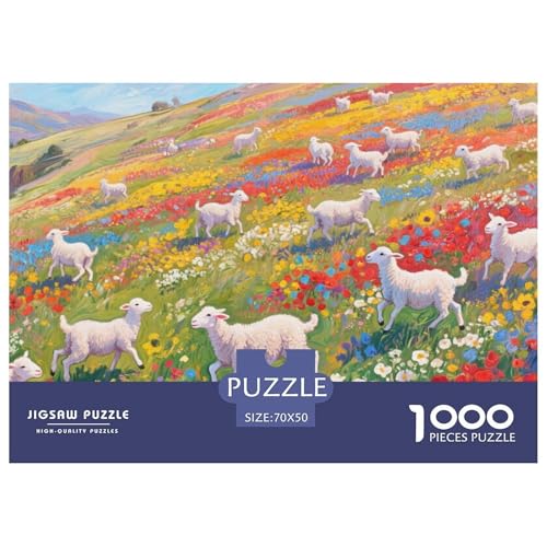 Schafe Puzzles 1000 Teile Schwer Puzzle Spielzeug Pädagogisches Spiel Impossible Herausforderung Spielzeug Für Erwachsene Kinder 70x50cm/1000pcs Schafe Puzzles 1000 Teile Schwer Puzzle Spielzeug Pädagogisches Spiel Impossible Herausforderung Spielzeug Für Erwachsene Kinder 70x50cm/1000pcs von CRKATXU
