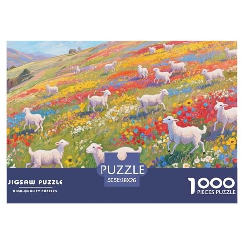 Schafe Puzzles 1000 Teile Schwer Puzzle Spielzeug Pädagogisches Spiel Impossible Herausforderungsspielzeug Für Erwachsene Kinder 38x26cm/1000pcs Schafe Puzzles 1000 Teile Schwer Puzzle Spielzeug Pädagogisches Spiel Impossible Herausforderungsspielzeug Für Erwachsene Kinder 38x26cm/1000pcs von CRKATXU