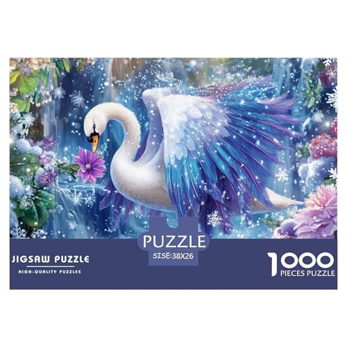 Schwan Puzzles 1000 Teile Schwer Puzzle Spielzeug Pädagogisches Spiel Impossible Herausforderungsspielzeug Für Erwachsene Kinder 38x26cm/1000pcs Schwan Puzzles 1000 Teile Schwer Puzzle Spielzeug Pädagogisches Spiel Impossible Herausforderungsspielzeug Für Erwachsene Kinder 38x26cm/1000pcs von CRKATXU