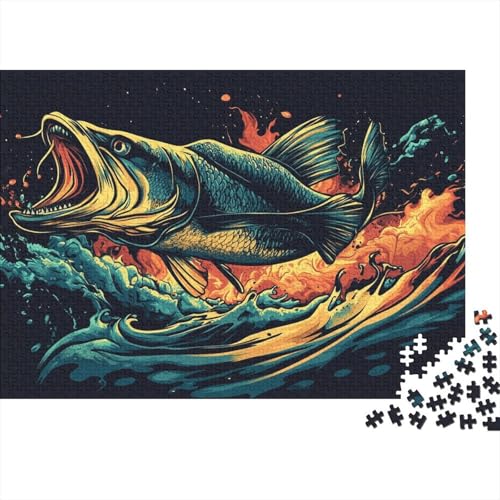 Snapper Puzzle 1000-teilige Schwer Puzzle Spielzeug Pädagogisches Spiel Impossible Herausforderungsspielzeug Für Erwachsene Und Kinder in Bewährter 1000pcs (75x50cm) von CRKATXU