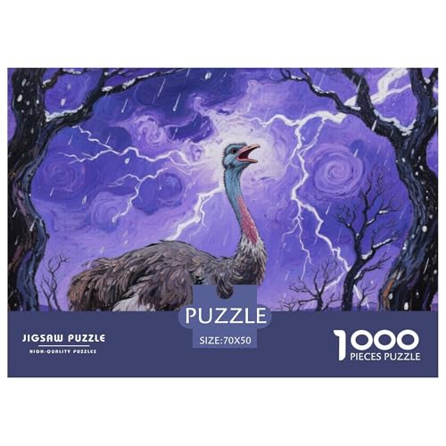 Strauß Puzzle 1000-teilige Schwer Puzzle Spielzeug Lernspiel Impossible Herausforderungsspielzeug Für Erwachsene Und Kinder Ab 14 Jahren 70x50cm/1000pcs Strauß Puzzle 1000-teilige Schwer Puzzle Spielzeug Lernspiel Impossible Herausforderungsspielzeug Für Erwachsene Und Kinder Ab 14 Jahren 70x50cm/1000pcs von CRKATXU