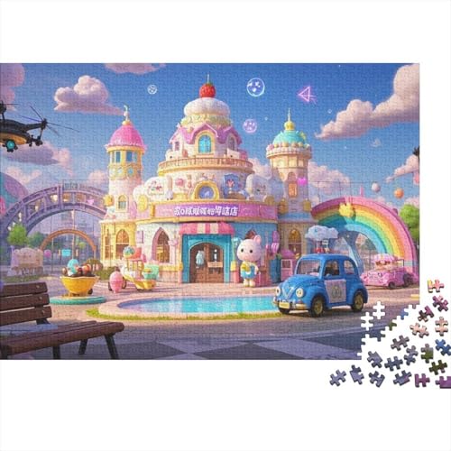 Technologiestadt Puzzle 1000-teilige Schwer Puzzle Spielzeug Pädagogisches Spiel Impossible Herausforderung Spielzeug Für Erwachsene Kinder 1000pcs (75x50cm) von CRKATXU