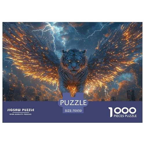 Tiger Puzzles 1000 Teile Schwer Puzzle Spielzeug Lernspiel Impossible Herausforderung Spielzeug Für Erwachsene Und Kinder Ab 12 Jahren 70x50cm/1000pcs Tiger Puzzles 1000 Teile Schwer Puzzle Spielzeug Lernspiel Impossible Herausforderung Spielzeug Für Erwachsene Und Kinder Ab 12 Jahren 70x50cm/1000pcs von CRKATXU