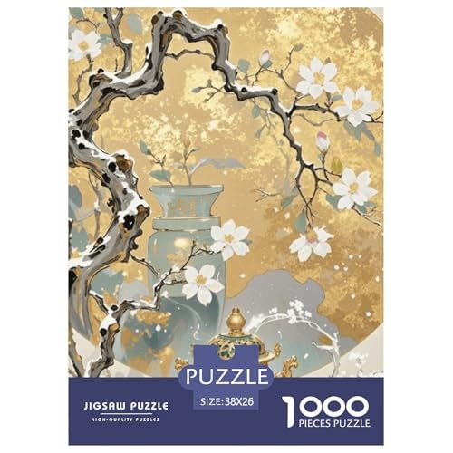 Vergoldete Puzzle Puzzle für Erwachsene Kinder. 1000-teiliges Chinoiserie-Tolle Geschenke Herausforderungsspielpädagogisches Spiel Home Decor für Erwachsene & Kinder ab 14 Jahren 38x26cm/1000pcs Vergoldete Puzzle Puzzle für Erwachsene Kinder. 1000-teiliges Chinoiserie-Tolle Geschenke Herausforderungsspielpädagogisches Spiel Home Decor für Erwachsene & Kinder ab 14 Jahren 38x26cm/1000pcs von CRKATXU