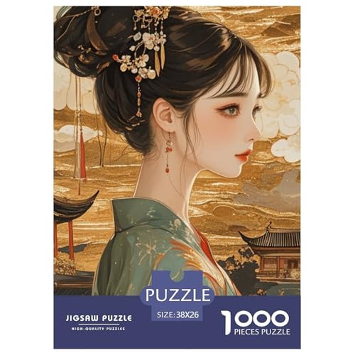 Vergoldete Puzzle Puzzle für Erwachsene Kinder. 1000-teiliges Chinoiserie-Wundersames Herausforderungsspielpädagogisches Spiel Home Decor für Erwachsene & Kinder ab 14 Jahren 38x26cm/1000pcs Vergoldete Puzzle Puzzle für Erwachsene Kinder. 1000-teiliges Chinoiserie-Wundersames Herausforderungsspielpädagogisches Spiel Home Decor für Erwachsene & Kinder ab 14 Jahren 38x26cm/1000pcs von CRKATXU