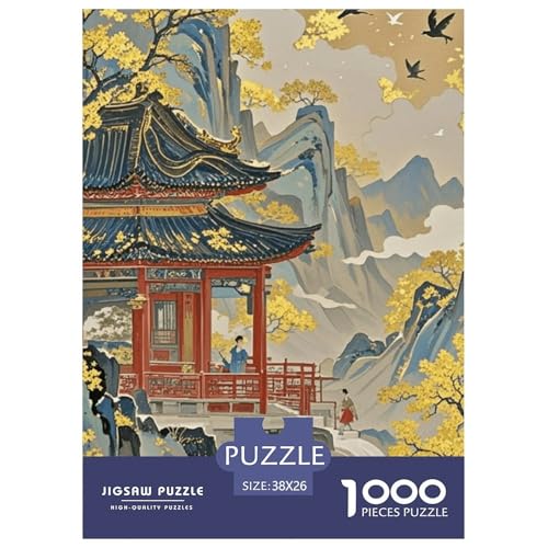 Vergoldetes Puzzle Puzzle für Erwachsene Kinder. 1000-teiliges Chinoiserie-Tolle Geschenke Herausforderungsspielpädagogisches Spiel Home Decor für Erwachsene & Kinder ab 14 Jahren 38x26cm/1000pcs Vergoldetes Puzzle Puzzle für Erwachsene Kinder. 1000-teiliges Chinoiserie-Tolle Geschenke Herausforderungsspielpädagogisches Spiel Home Decor für Erwachsene & Kinder ab 14 Jahren 38x26cm/1000pcs von CRKATXU