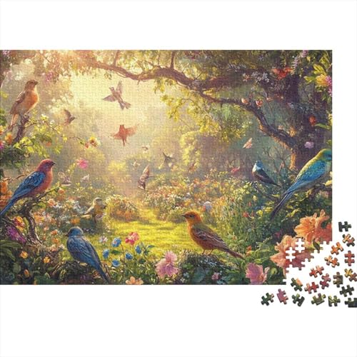 Vogel Puzzle 1000-teilige Schwer Puzzle Spielzeug Pädagogisches Spiel Impossible Herausforderung Spielzeug Für Erwachsene Kinder 1000pcs (75x50cm) von CRKATXU