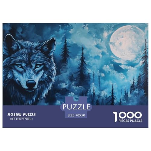 Wolf Puzzles 1000 Teile Schwer Puzzle Spielzeug Pädagogisches Spiel Impossible Herausforderungsspielzeug Für Erwachsene Kinder 70x50cm/1000pcs Wolf Puzzles 1000 Teile Schwer Puzzle Spielzeug Pädagogisches Spiel Impossible Herausforderungsspielzeug Für Erwachsene Kinder 70x50cm/1000pcs von CRKATXU