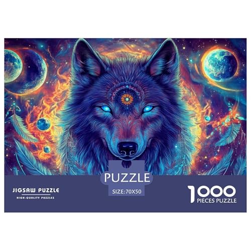 Wolf Puzzles 1000-teilige Schwer Puzzle Spielzeug Lernspiel Impossible Wildtiere Herausforderungsspielzeug Für Erwachsene Und Kinder in Bewährter 70x50cm/1000pcs Wolf Puzzles 1000-teilige Schwer Puzzle Spielzeug Lernspiel Impossible Wildtiere Herausforderungsspielzeug Für Erwachsene Und Kinder in Bewährter 70x50cm/1000pcs von CRKATXU