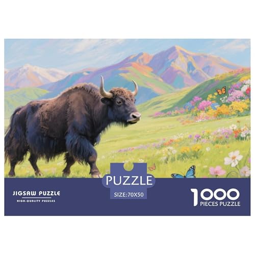 Yak Puzzle 1000 Teile Schwer Puzzle Spielzeug Lernspiel Impossible Herausforderungsspielzeug Für Erwachsene Und Kinder Ab 14 Jahren 70x50cm/1000pcs Yak Puzzle 1000 Teile Schwer Puzzle Spielzeug Lernspiel Impossible Herausforderungsspielzeug Für Erwachsene Und Kinder Ab 14 Jahren 70x50cm/1000pcs von CRKATXU