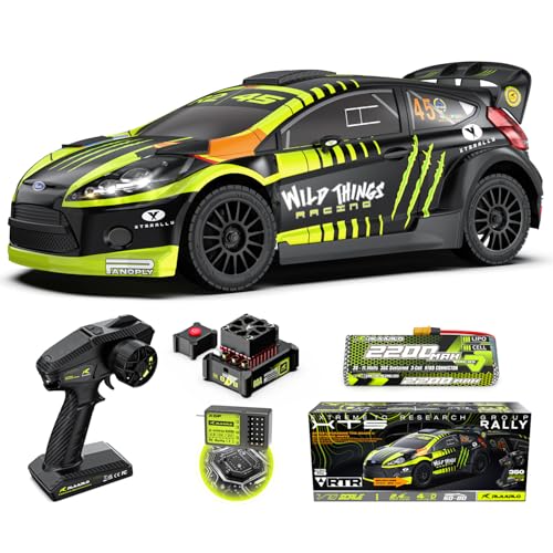 CROBOLL RLAARLO 1/10 Bürstenloses RC Auto für Erwachsene mit Gyro, Max. 80 km/h Schnelle Rally Auto,2,4 GHz All Terrain RC Drift Ferngesteuertes Autos CROBOLL RLAARLO 1/10 Bürstenloses RC Auto für Erwachsene mit Gyro, Max. 80 km/h Schnelle Rally Auto,2,4 GHz All Terrain RC Drift Ferngesteuertes Autos von CROBOLL