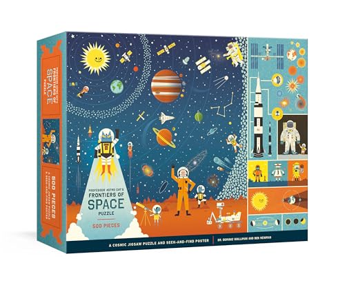 Professor Astro Cat's Frontiers of Space 500-Piece Puzzle: Cosmic Jigsaw Puzzle and Seek-and-Find Poster : Jigsaw Puzzles for Kids Professor Astro Cat's Frontiers of Space 500-Piece Puzzle: Cosmic Jigsaw Puzzle and Seek-and-Find Poster : Jigsaw Puzzles for Kids von CROWN