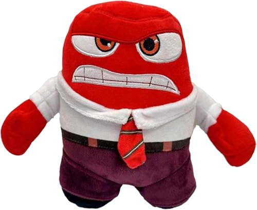Cute Inside Out 2 Plüschtier-Kollektion, 22,9 - 27,9 cm, weiche, kuschelige Stofftiere für Kinder, bevorzugte Geschenke für Geburtstagsfeiern und besondere Anlässe (Wut) von CROXAM