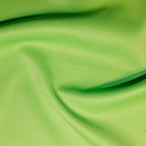 CRS Fur Fabrics 5056653803753 Scuba Jersey-Strick-Stretch-Spandex-Stoff, fluoreszierendes Limettengrün, 1 m, 100 cm x 150 cm, Polyester, 1Mtr 100cm x 150cm von CRS Fur Fabrics