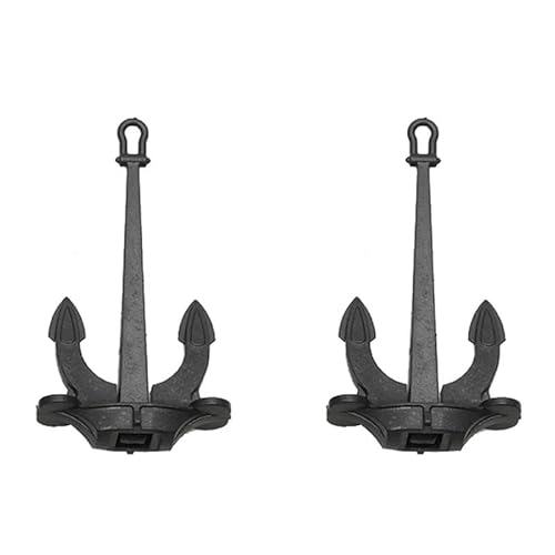 2PCS RC Boot Mini ABS Kunststoff Bewegliche Halle Anker Anker Stange 17mm/26mm DIY for Simulation nautischen Schiff Modell Marine Teile (Color : Type 5) von CRUMPS