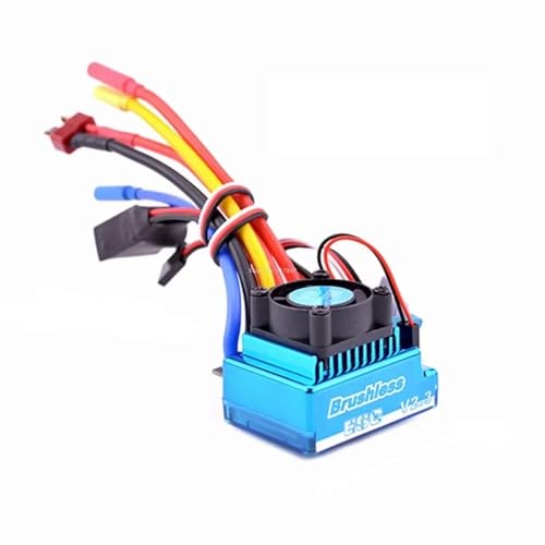 CRUMPS Waterp-Dach 45A 60A 80A 120A Bürstenlosen ESC Elektrische Geschwindigkeit Controller Staubdicht for 1/8 1/10 1/12 RC Auto Crawler RC Boot Teil(45A) von CRUMPS