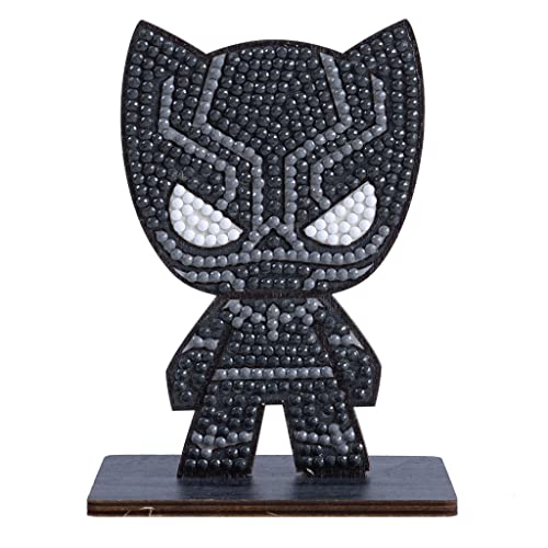 CRYSTAL ART Black Panther Marvel Diamant-Figuren-Set von CRYSTAL ART