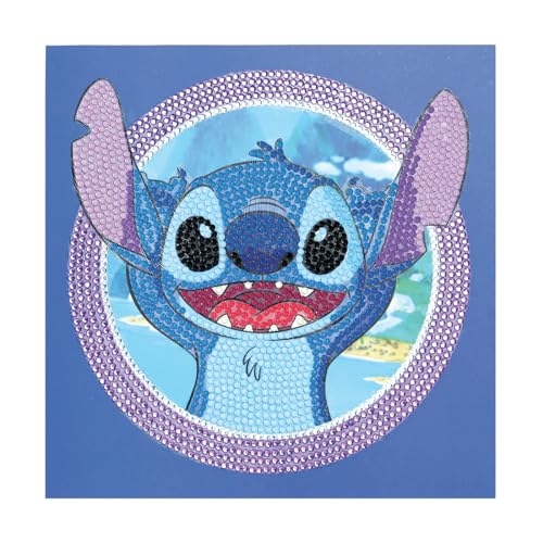 CRYSTAL ART Set mit Diamantkarte, 18 x 18 cm – Disney Lilo und Stitch – Stitch CRYSTAL ART Set mit Diamantkarte, 18 x 18 cm – Disney Lilo und Stitch – Stitch von CRYSTAL ART