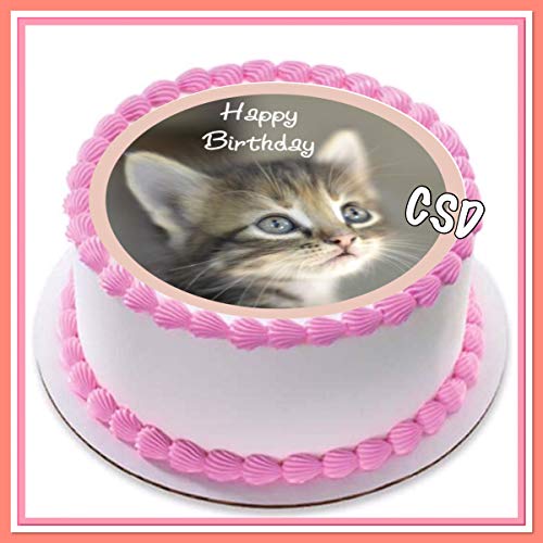 Tortenaufleger Katze 03, Zuckerpapier, Tortenbild, Geburtstag Tortenaufleger Katze 03, Zuckerpapier, Tortenbild, Geburtstag von CSD