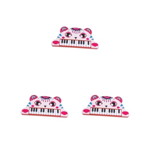 Klavier, Kinder Keyboard Musikinstrument mit Mikrofon (3 Set (Katze) von CSXMONEY