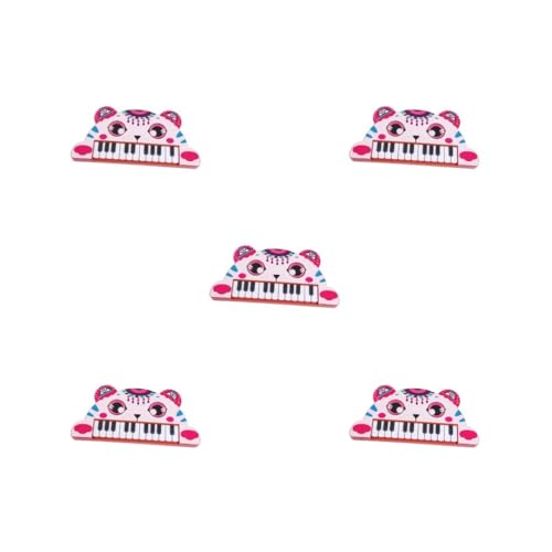 Klavier, Kinder Keyboard Musikinstrument mit Mikrofon (5 Set (Katze) von CSXMONEY