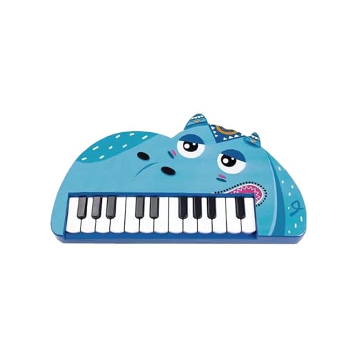 Klavier, Kinder Keyboard Musikinstrument mit Mikrofon (Hippo) von CSXMONEY