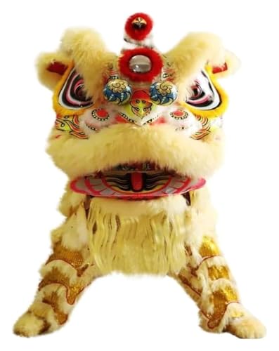 CSYQPDMBDL Löwen-Tanz-Kostüm, Löwen-Tanz-Maskottchen-Kostüm, Chinesisches Löwentanzkostüm, Löwentanz-Requisiten, Outdoor-Sport CSYQPDMBDL Löwen-Tanz-Kostüm, Löwen-Tanz-Maskottchen-Kostüm, Chinesisches Löwentanzkostüm, Löwentanz-Requisiten, Outdoor-Sport von CSYQPDMBDL