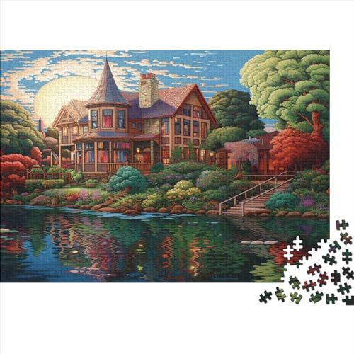 DIY Puzzles 500pcs (52x38cm) Für Erwachsene Holiday Homes Puzzles Für Erwachsene Puzzle-Lernspiele Traumhaus von CTAMM