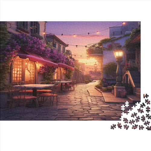 Puzzles 1000pcs (75x50cm) Für Erwachsene Morgenblumen Puzzles Für Erwachsene Puzzle-Lernspiele Streets of Town von CTAMM