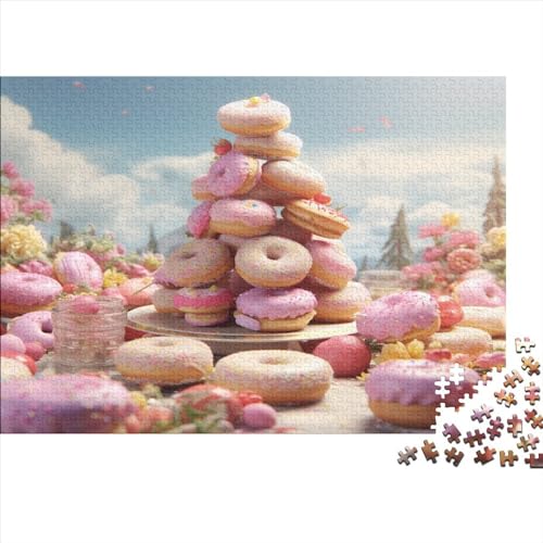 Puzzles 300pcs (40x28cm) Für Erwachsene Donuts Dessert Puzzles Für Erwachsene Puzzle-Lernspiele Feine Süßigkeiten von CTAMM