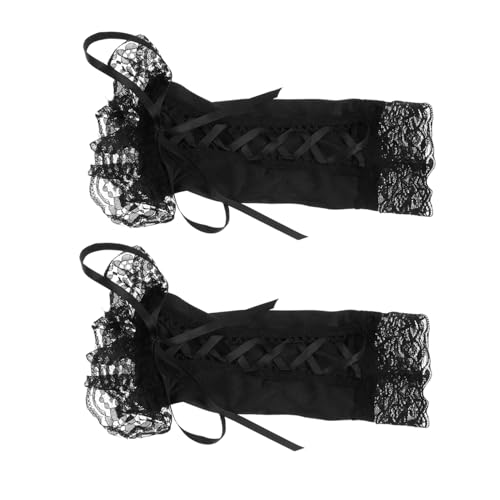 CTIRCHIU 1 Paar Spitzenärmel Spitzenarmärmel fotozubehör fotografie zubehör Cosplay-Ärmel partyzubehör Rollenspiel-Accessoires Spitzen-Ärmelbezug- Spitzendekoration am Handgelenk Black CTIRCHIU 1 Paar Spitzenärmel Spitzenarmärmel fotozubehör fotografie zubehör Cosplay-Ärmel partyzubehör Rollenspiel-Accessoires Spitzen-Ärmelbezug- Spitzendekoration am Handgelenk Black von CTIRCHIU