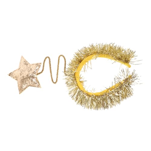 CTIRCHIU 1 Stück Haarzubehör Party-haarreifen Stern Kopfschmuck Sterne Stirnband Glitzer-stern-stirnband, Stern-kopfbedeckung Party-haare Sternhaar Stern Haarband Frauen Kopfschmuck von CTIRCHIU