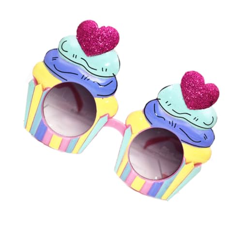 CTIRCHIU 1stück Lustige Cupcake Brille Für Partys Kreative Herzform Augenwear Für Geburtstagsfeiern Und Kostüme Einzigartige Dekoration Für Karneval Und Halloween CTIRCHIU 1stück Lustige Cupcake Brille Für Partys Kreative Herzform Augenwear Für Geburtstagsfeiern Und Kostüme Einzigartige Dekoration Für Karneval Und Halloween von CTIRCHIU
