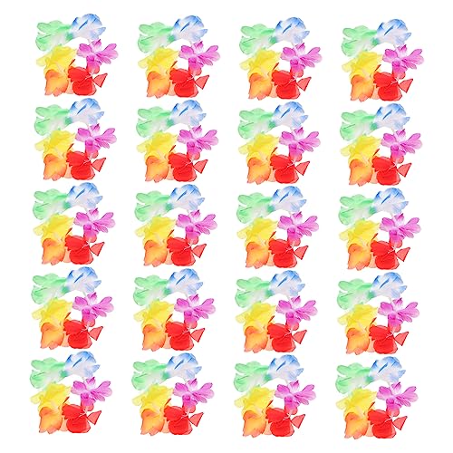 CTIRCHIU 10Paare Handgefertigte Hawaiianische Armbänder Farbenfrohe Party Deko für Festivals Fotografie und Mottopartys Verarbeitung und für Unvergessliche von CTIRCHIU