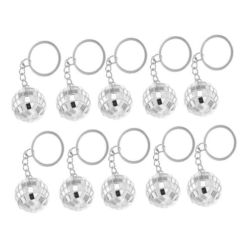 CTIRCHIU 10Stücke Disco Kugel Schlüsselanhänger Hängender Ornament Schlüsselanhänger Spiegel Dekoration für Weihnachtsbaum und Partys für Freunde CTIRCHIU 10Stücke Disco Kugel Schlüsselanhänger Hängender Ornament Schlüsselanhänger Spiegel Dekoration für Weihnachtsbaum und Partys für Freunde von CTIRCHIU