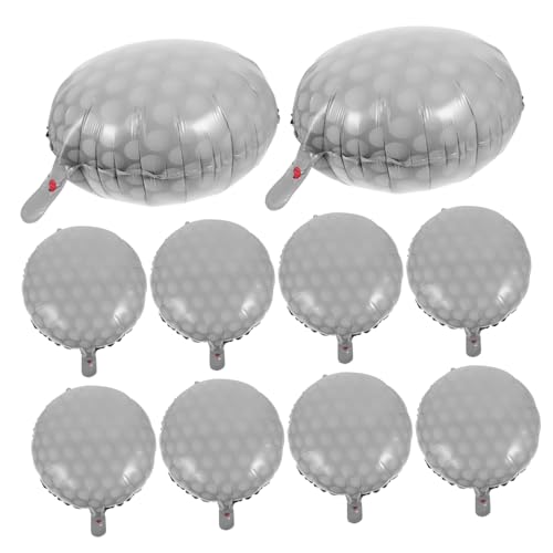 CTIRCHIU 10Stücke Golfball Luftballons Aluminiumfolie Wiederverwendbar Geburtstagsfeiern Partys Golf Events Langlebig und Sicher für Innen und Außenbereich CTIRCHIU 10Stücke Golfball Luftballons Aluminiumfolie Wiederverwendbar Geburtstagsfeiern Partys Golf Events Langlebig und Sicher für Innen und Außenbereich von CTIRCHIU