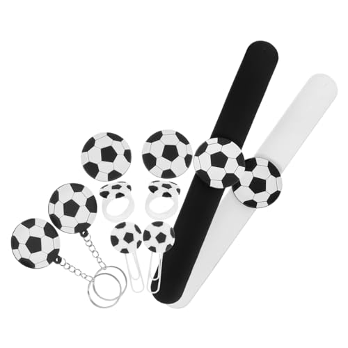 CTIRCHIU 10Stücke Teiliges Fußball Partyset für Multifunktionale Spielzeuge Lesezeichen Ringe Schlüsselanhänger Anstecknadeln für Geburtstagsfeiern CTIRCHIU 10Stücke Teiliges Fußball Partyset für Multifunktionale Spielzeuge Lesezeichen Ringe Schlüsselanhänger Anstecknadeln für Geburtstagsfeiern von CTIRCHIU