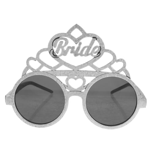 CTIRCHIU 1Paar Brautparty Sonnenbrillen Leichte Kunststoffbrille für Junggesellinnenabschied Langlebig Requisite für Kreative Fotos CTIRCHIU 1Paar Brautparty Sonnenbrillen Leichte Kunststoffbrille für Junggesellinnenabschied Langlebig Requisite für Kreative Fotos von CTIRCHIU