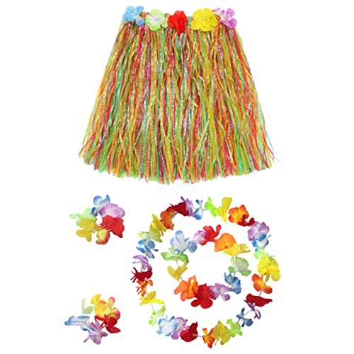 CTIRCHIU 1Satz Hawaiianisches Kostümset Mit Grasrock Teiliges Für Strandpartys Hochzeiten Fotografie Lang Leicht Tragbar Für Festliche Anlässe von CTIRCHIU