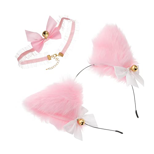 CTIRCHIU 1Satz Katzenohren Haarreifen Cosplay Lolita Ohr Stirnband mit Glocken und Schleife für Damen Zubehör für Partys und Maskeraden Einzigartiges für Ihre Liebsten CTIRCHIU 1Satz Katzenohren Haarreifen Cosplay Lolita Ohr Stirnband mit Glocken und Schleife für Damen Zubehör für Partys und Maskeraden Einzigartiges für Ihre Liebsten von CTIRCHIU