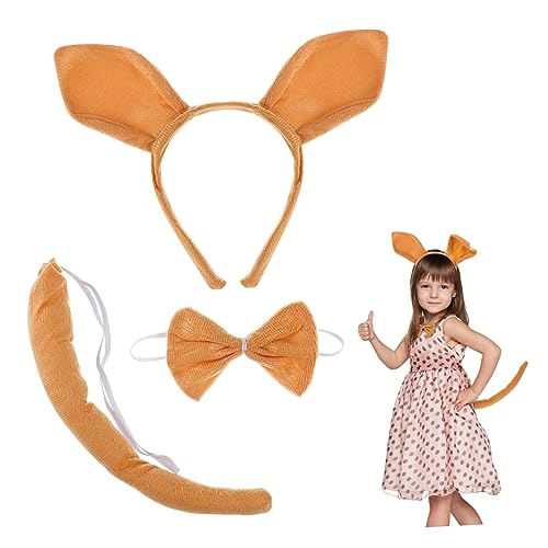 CTIRCHIU 1Satz Kostüm Set Tierhaarreifen mit und Fliege für Party Cosplay Karneval und Halloween Lustige Kopfbedeckung für Viele Anlässe CTIRCHIU 1Satz Kostüm Set Tierhaarreifen mit und Fliege für Party Cosplay Karneval und Halloween Lustige Kopfbedeckung für Viele Anlässe von CTIRCHIU