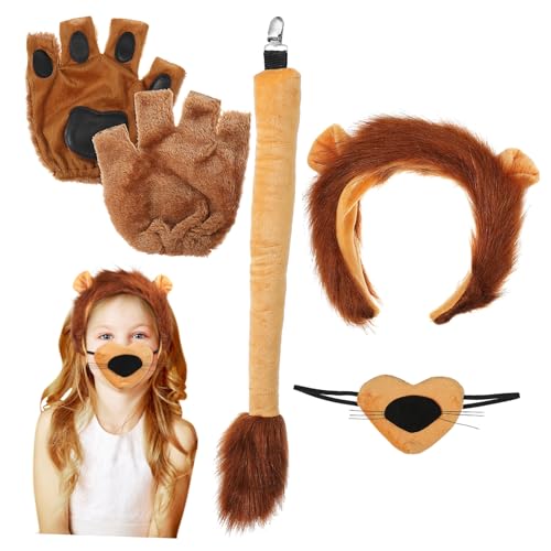 CTIRCHIU 1Satz Kostüm für Erwachsene Teiliges Zubehör mit Stirnband Pfotenhandschuhen Requisite für Halloween Cosplay Anziehpartys Strapazierfähig CTIRCHIU 1Satz Kostüm für Erwachsene Teiliges Zubehör mit Stirnband Pfotenhandschuhen Requisite für Halloween Cosplay Anziehpartys Strapazierfähig von CTIRCHIU