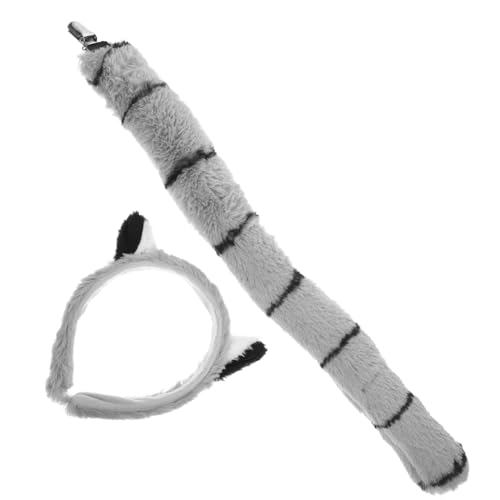 CTIRCHIU 1Satz Lemuroid Cosplay Kostüm Set mit Stirnband für Kostümpartys Halloween Themenveranstaltungen Weiche Textur Auffälliges Design Foto Requisiten CTIRCHIU 1Satz Lemuroid Cosplay Kostüm Set mit Stirnband für Kostümpartys Halloween Themenveranstaltungen Weiche Textur Auffälliges Design Foto Requisiten von CTIRCHIU