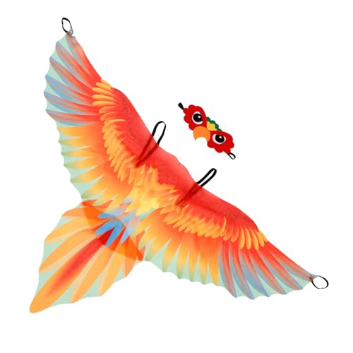 CTIRCHIU 1Satz Papageienkostüm Set für Kreatives Cloak und Headwear für Partys Bequemes und Modisches Cosplay Outfit für Jungen und Mädchen für Fasching und Halloween CTIRCHIU 1Satz Papageienkostüm Set für Kreatives Cloak und Headwear für Partys Bequemes und Modisches Cosplay Outfit für Jungen und Mädchen für Fasching und Halloween von CTIRCHIU