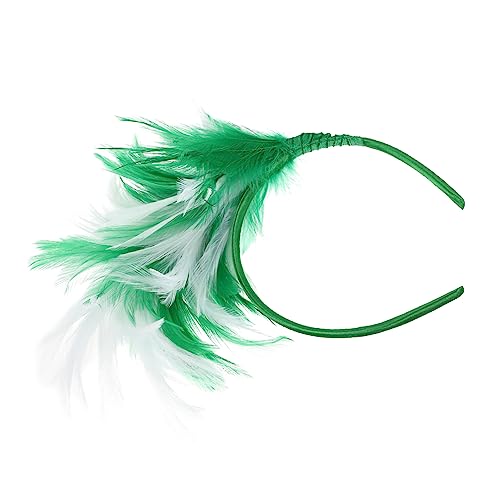 CTIRCHIU 1Stück Federn Haarband für Damen Anmutiger Kopfschmuck für Hochzeiten Partys Maskeraden und Fotoshootings Weiß Grün CTIRCHIU 1Stück Federn Haarband für Damen Anmutiger Kopfschmuck für Hochzeiten Partys Maskeraden und Fotoshootings Weiß Grün von CTIRCHIU
