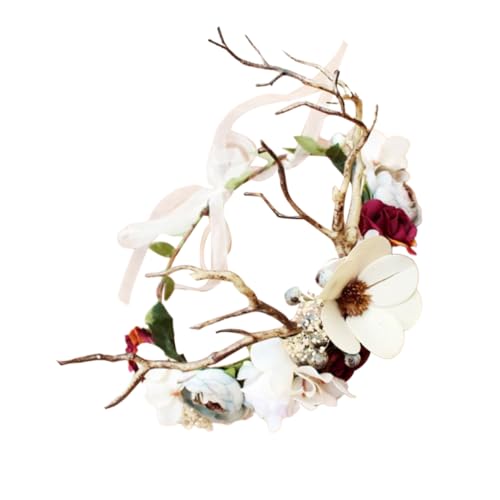 CTIRCHIU 1Stück Glühende Tiara mit Künstlichen Blüten Einzigartiger Kopfschmuck für Hochzeiten und Partys Einstellbares Haarband für Feiern und Karneval CTIRCHIU 1Stück Glühende Tiara mit Künstlichen Blüten Einzigartiger Kopfschmuck für Hochzeiten und Partys Einstellbares Haarband für Feiern und Karneval von CTIRCHIU
